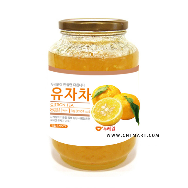 두레원 유자차 2kg : 폴인푸드