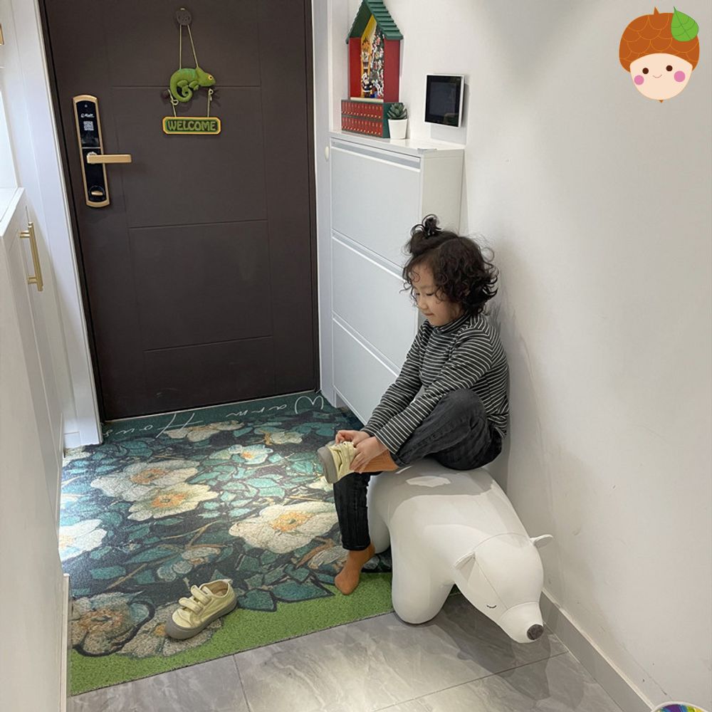 미니러그 캠핑러그 레트로 디자인 카페트 인테리어 방바닥 매트 감성 북유럽 거실 : 도토밤