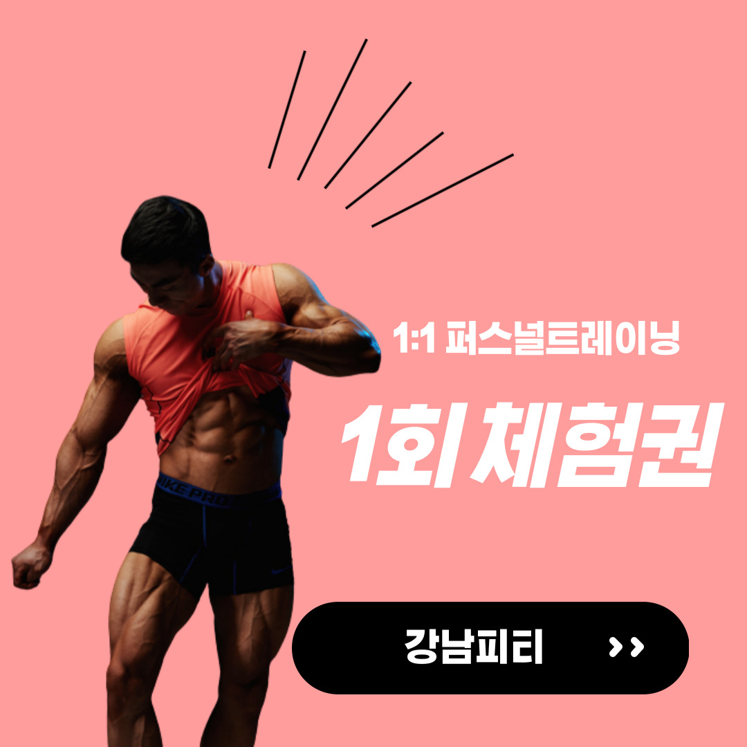 강남pt 1회 체험권 : 강남피티 입니다.