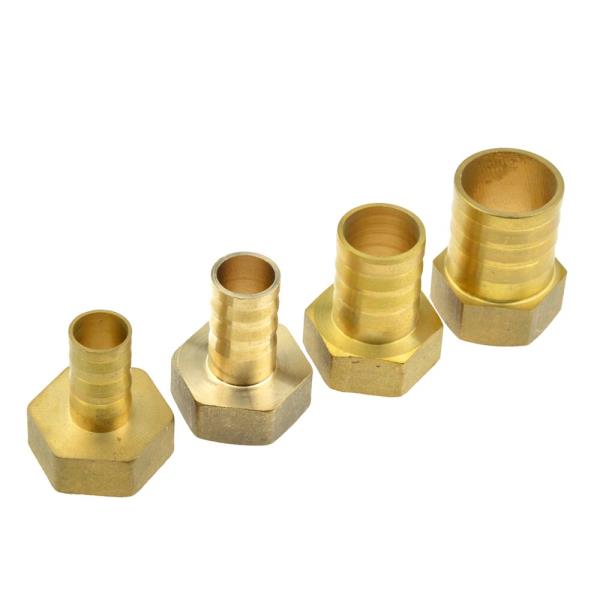 10pcs 정유량밸브 호환 황동 호스 바브 피팅 16mm 25mm 테일 1 &quot;BSP DN25 암나사 커넥터, 조인트 구리 파이프 커플 링 어댑터... 