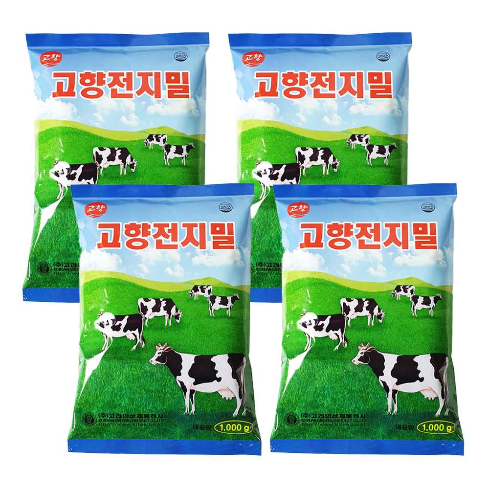 고향 전지밀 1,000g x 4개 자판기용 전지분유 자판기우유 : 늘푸른테크
