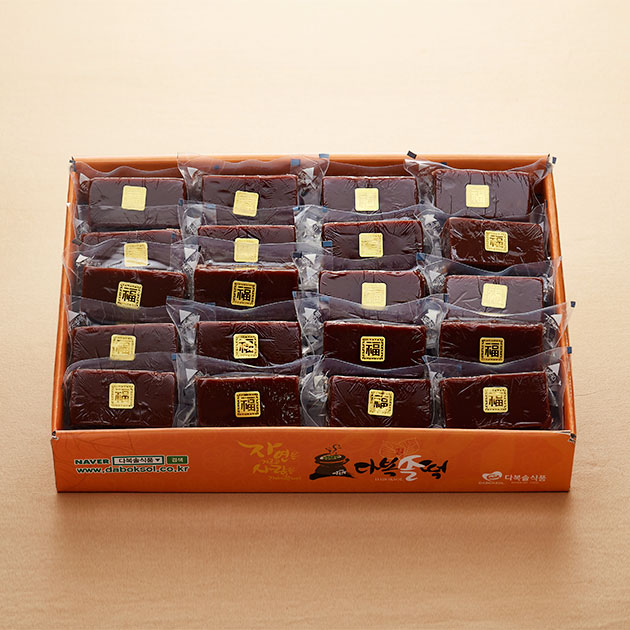 [다복솔식품] 수제호두양갱 실속세트 (40개, 중) 진공포장 개별포장 선물세트 : 전북6차마켓