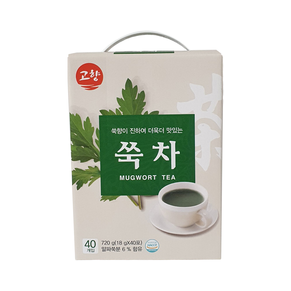 고향 쑥차 18g 40T 전통차 : 늘푸른테크