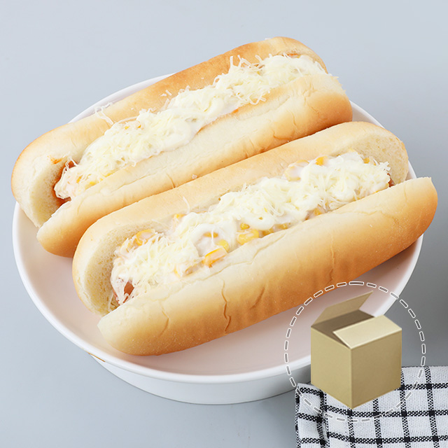 냉동  눈꽃치즈 미트 핫도그 160g 1박스(10개) : 폴인푸드