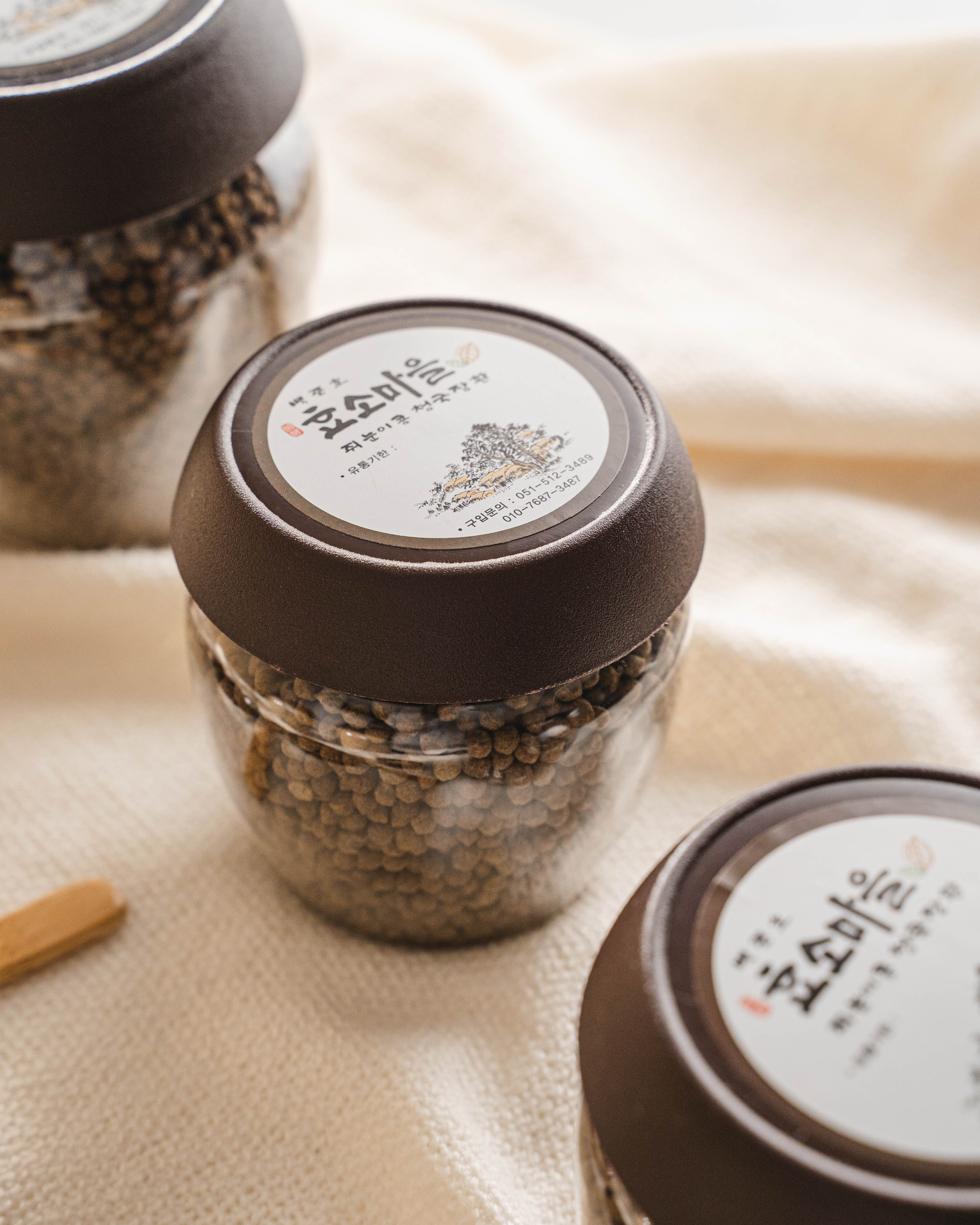 백준호 효소마을 국산 쥐눈이콩 청국장환  300g 600g : 백준호 효소마을