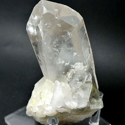 망간 내포물 수정 / 팬텀 쿼츠 원석(Manganese Included Quartz) : 케미미네랄