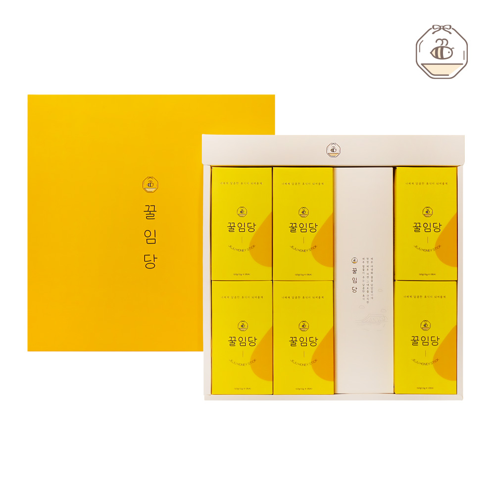 꿀임당 제주 벌꿀 야생화 꿀스틱 2호 꿀선물 야생화꿀 허니 제주도꿀 설날 명절 세트 : 하루스마일