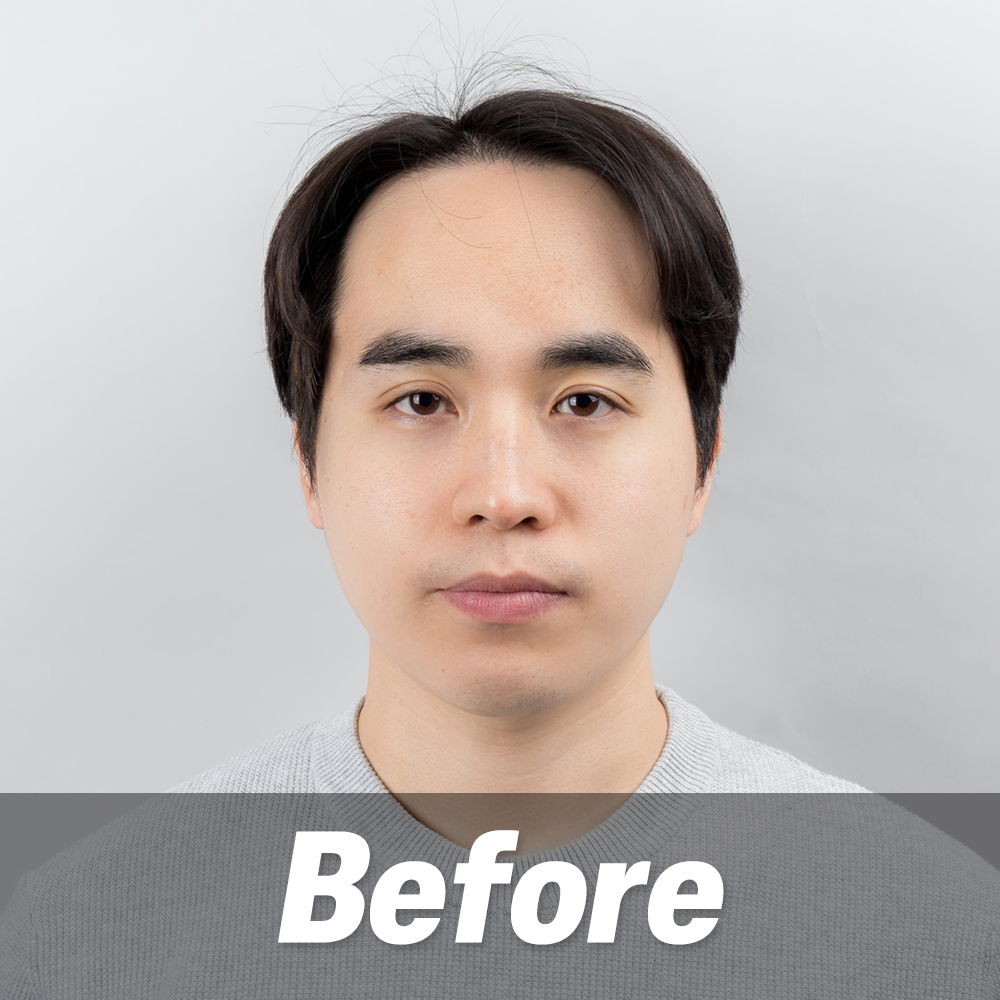 드롭컷 남자가발 프론트레이스 전체가발 인모 통가발 남성 항암 탈모 군인 : 가발닷컴
