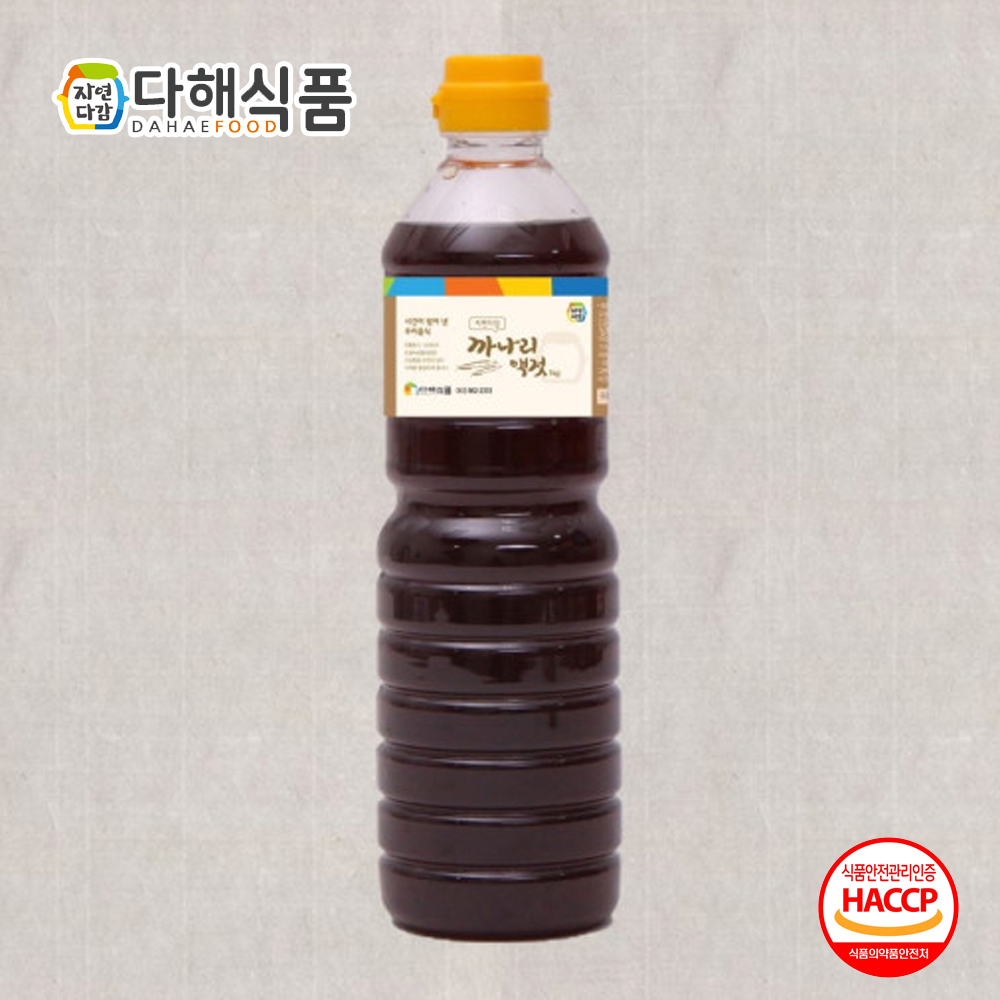 다해식품 까나리액젓 1kg : 훈훈한삼촌