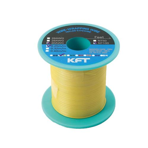 세신 압착기 래핑와이어 SB-30AWG(100M) 노랑 : 동아상사