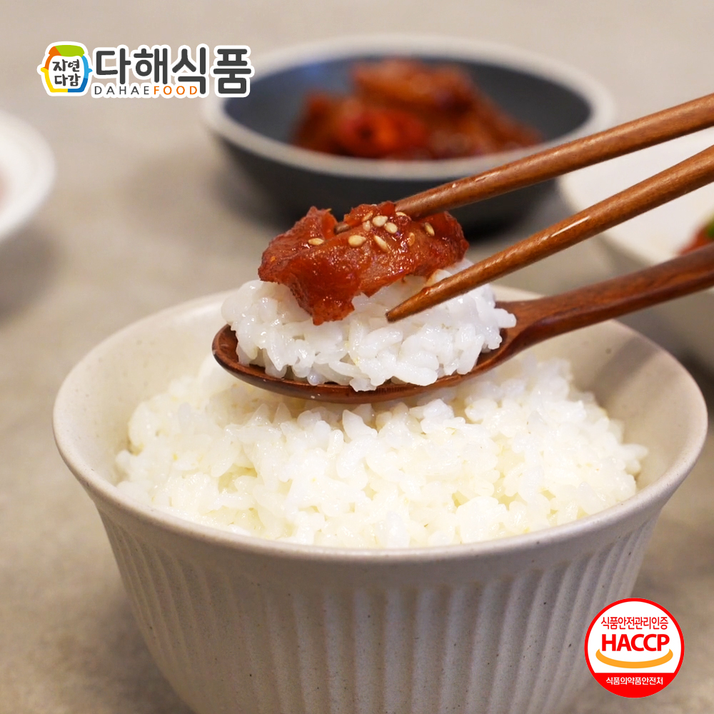 다해식품 녹차명태회젓 400g : 훈훈한삼촌