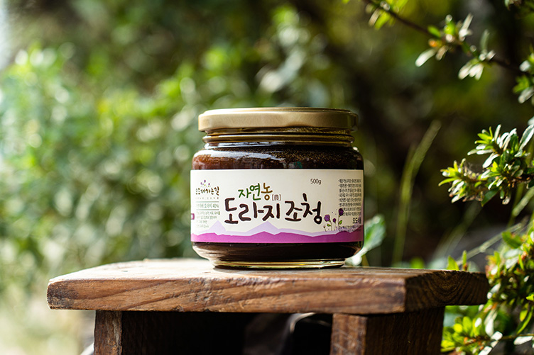 5년근 도라지 40%, 자연농 도라지조청 300g , 저온저압 농축,태평농원 : 자연농 태평농원