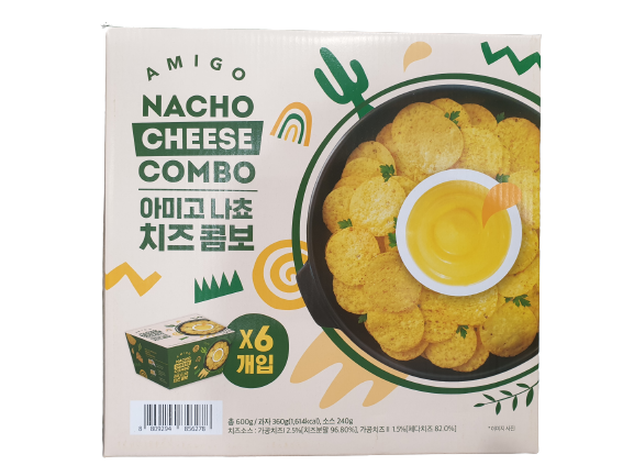아미고 나쵸 치즈 콤보 6개(600g) : 다님양행