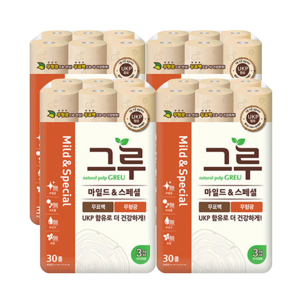 그루 마일드 앤 스페셜 30M 30롤 2팩 (2개) : 딩동팩토리