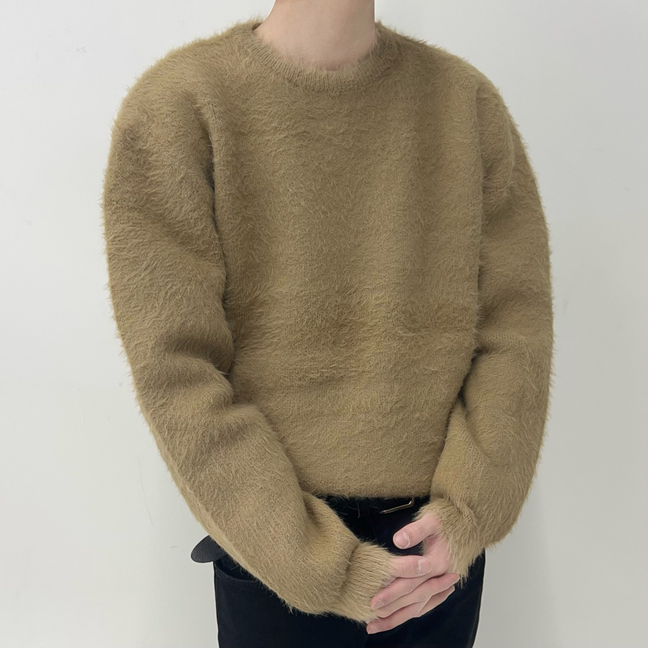 OA 무드 블랑 앙고라 미니멀 니트 4Color : 웰컴투무드