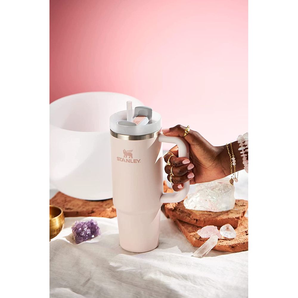 스탠리 Stanley 퀀처 H2.0 플로우스테이트 텀블러 30oz (로즈쿼츠) : 골드애플잼