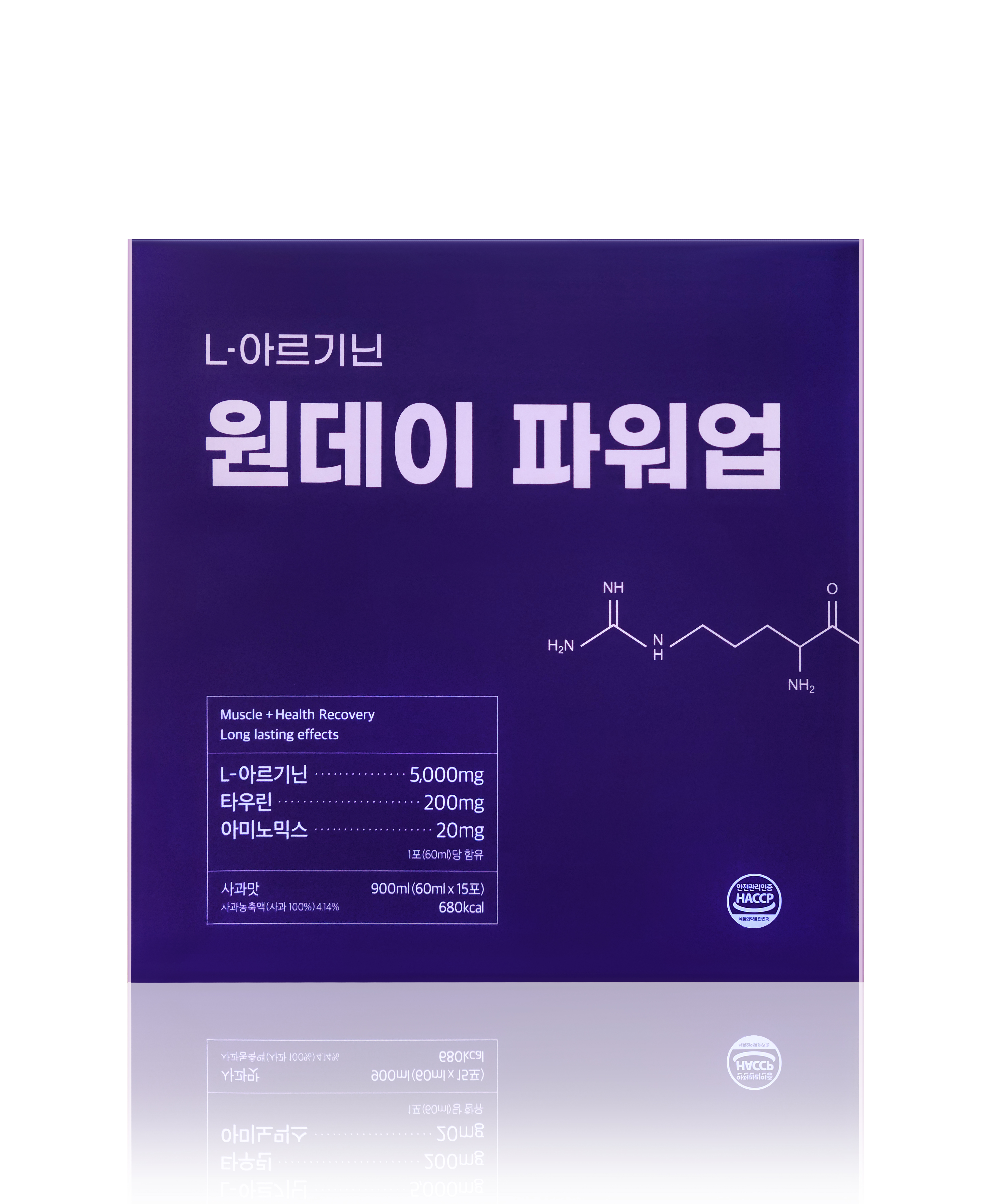 L-아르기닌 5000 원데이 파워업 60ml 15포 : 칼로리얼
