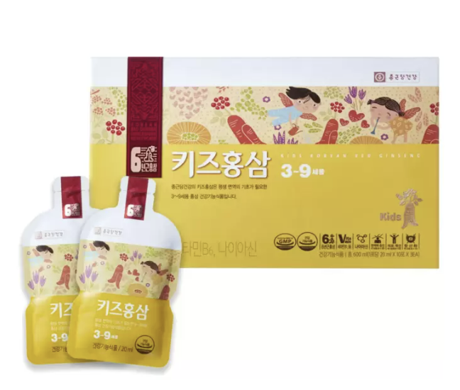 종근당건강 어린이 홍삼 20ml x 30포 : 유니앤스토리