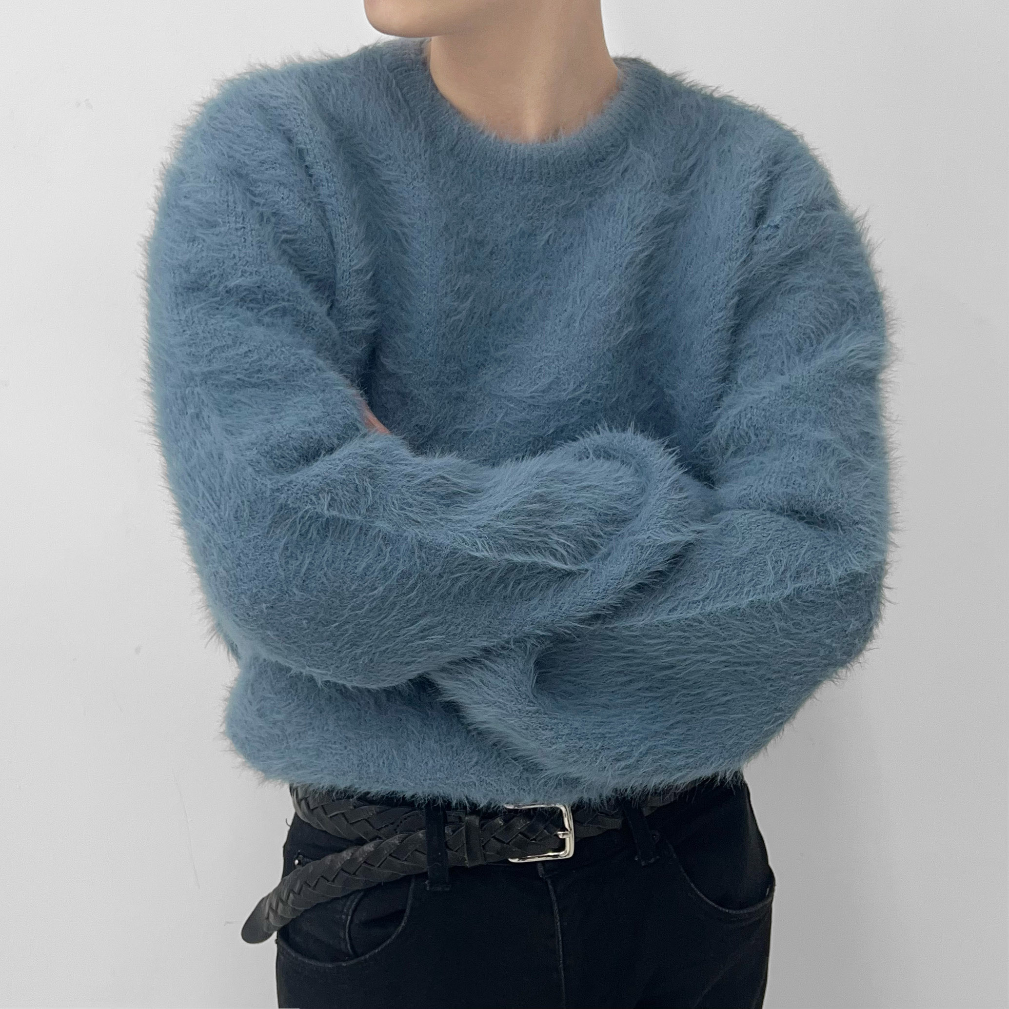 OA 무드 블랑 앙고라 미니멀 니트 4Color : 웰컴투무드