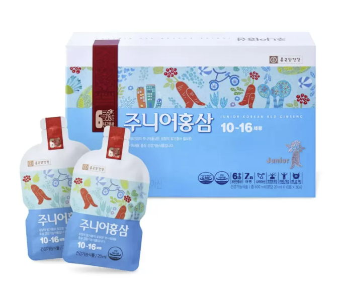 종근당건강 어린이 홍삼 20ml x 30포 : 유니앤스토리