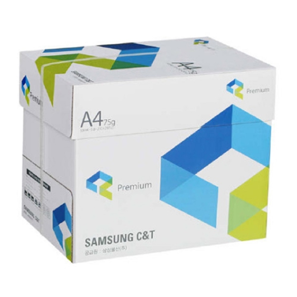 삼성물산 프리미엄 A4 복사용지 75g 4000매 : 도움미학