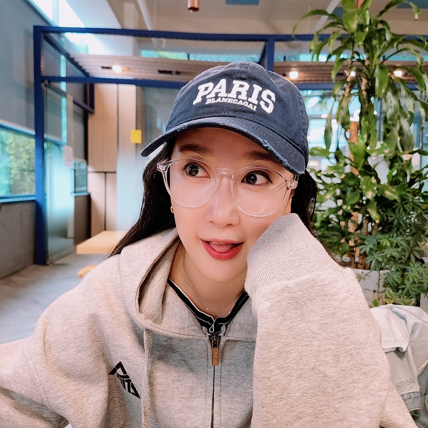 레다모 파리 레터링 자수 베이스볼 볼캡 캡모자 : 레다모 REDAMO