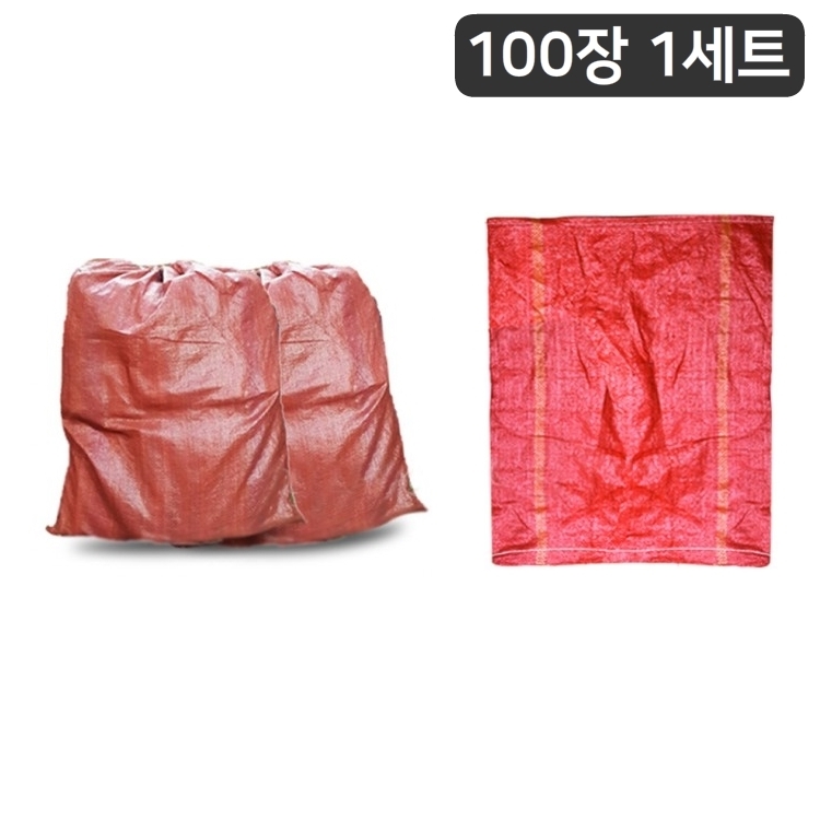 100장 1세트 마대자루 포대자루 농작물 고추 보관 모래 공사 현장 물품 포대 : 에스더 샵
