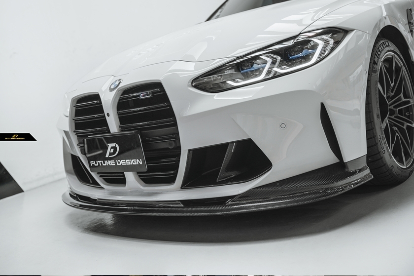 퓨처디자인 BMW M3 M4 프론트립 스플리터 V2 G80 G82 : 에이케이파츠
