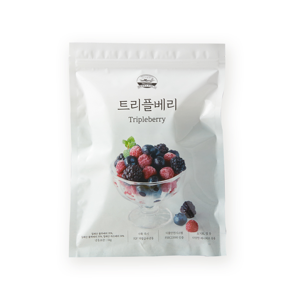 베리필드 냉동 아이스 트리플베리 1kg : 한그루샵