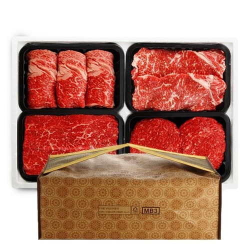 청풍다감 한우 무항생제 로스정육3호 등심500g 채끝 500g 국거리500g 불고기500g : GP.MALL