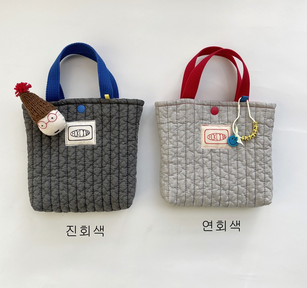 소콩 미니 패브릭 토트백 핸드백 : 소콩