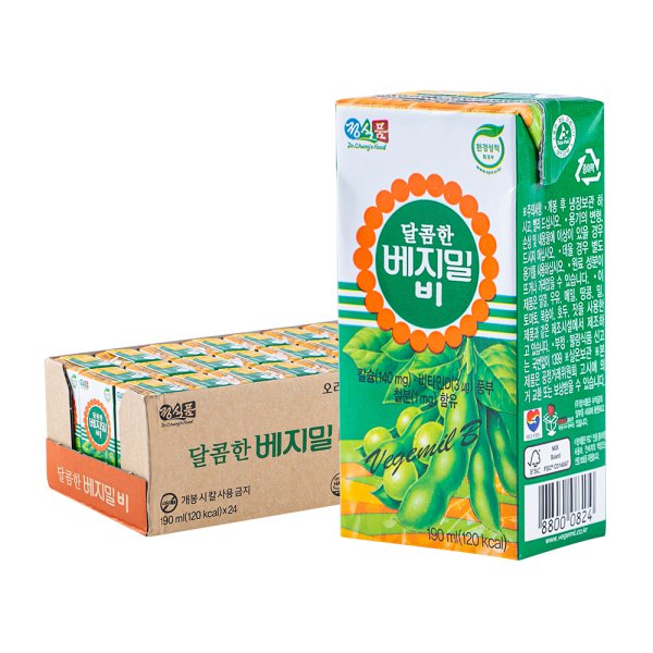 정식품 달콤한 베지밀B 두유 24 팩 맛있는 부모님 간식 : 단고올