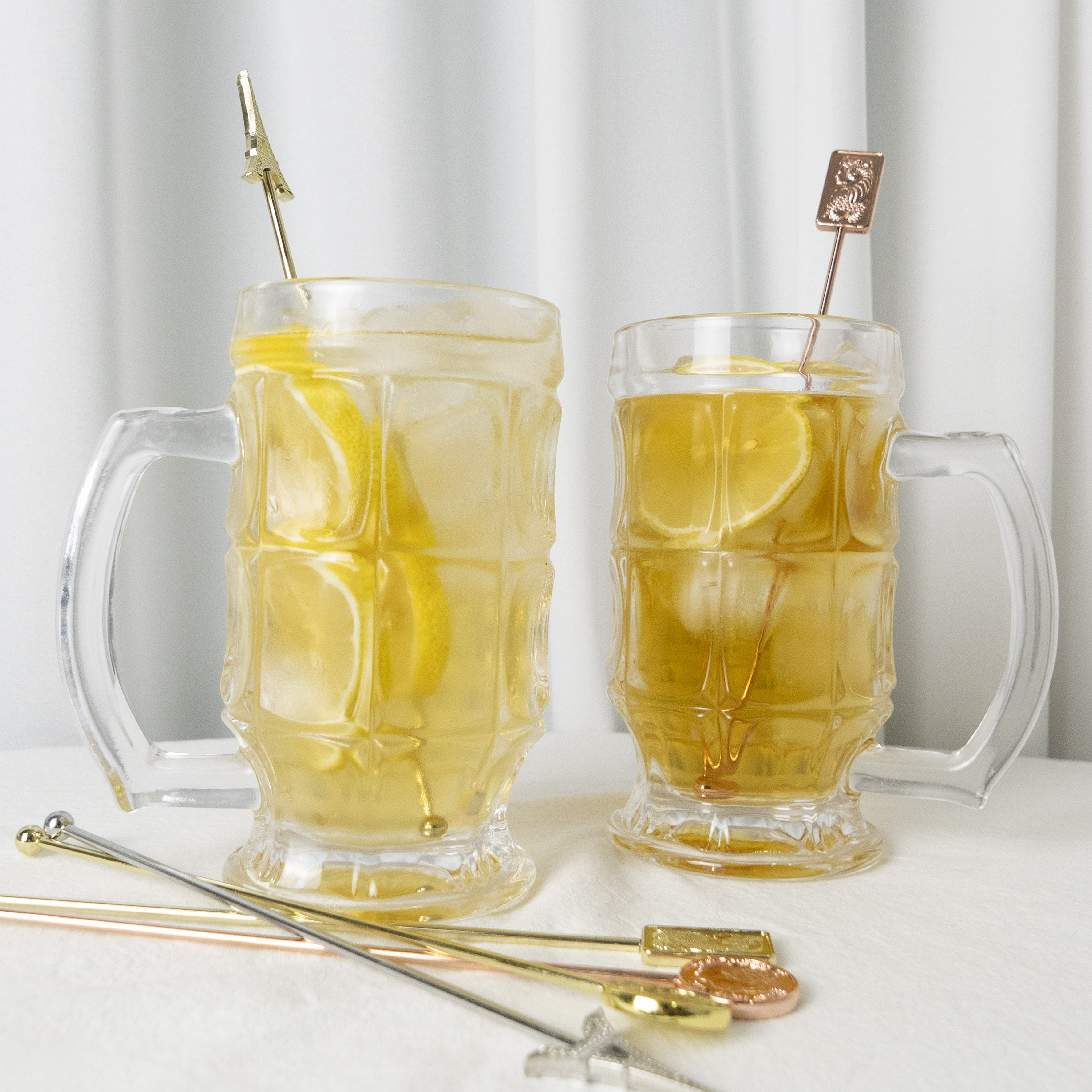 생맥주잔 얼음 맥주잔 하이볼잔 440ml : 우리집 홈카페