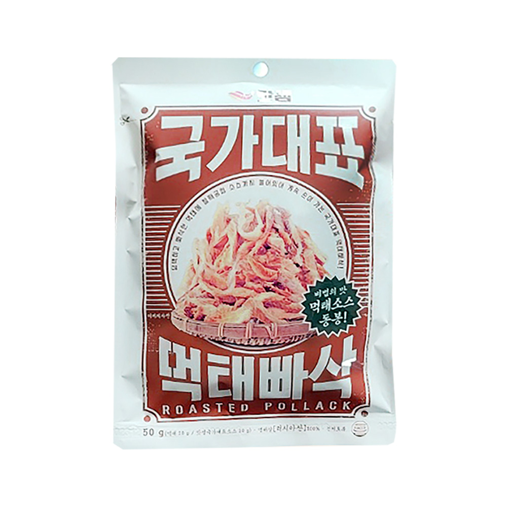 맛샘 국가대표 먹태 빠삭 50g 술안주 빠사삭 : 핸디라이프