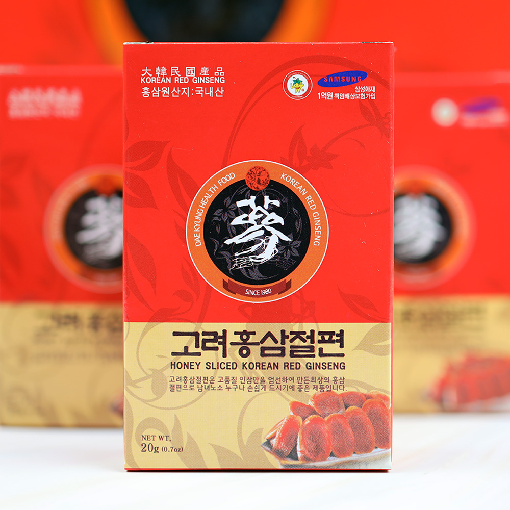 하늘선물 고려홍삼절편 200g(20gx10팩)/선물용 쇼핑백증정. 충남금산고려인삼의힘! : 우리존농산