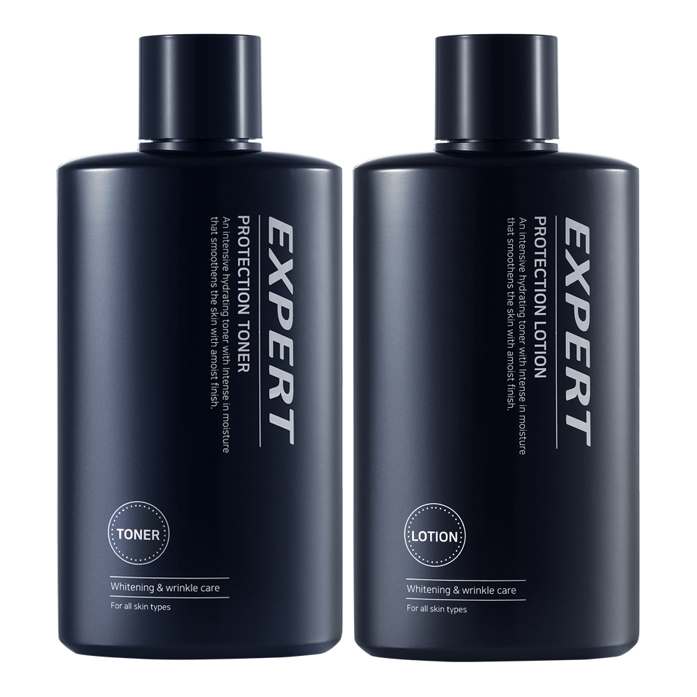 피엘디크 엑스퍼트 프로텍션 남성화장품 스킨 / 로션 200ml 1+1 택 /미백+주름개선 : 지엘코스