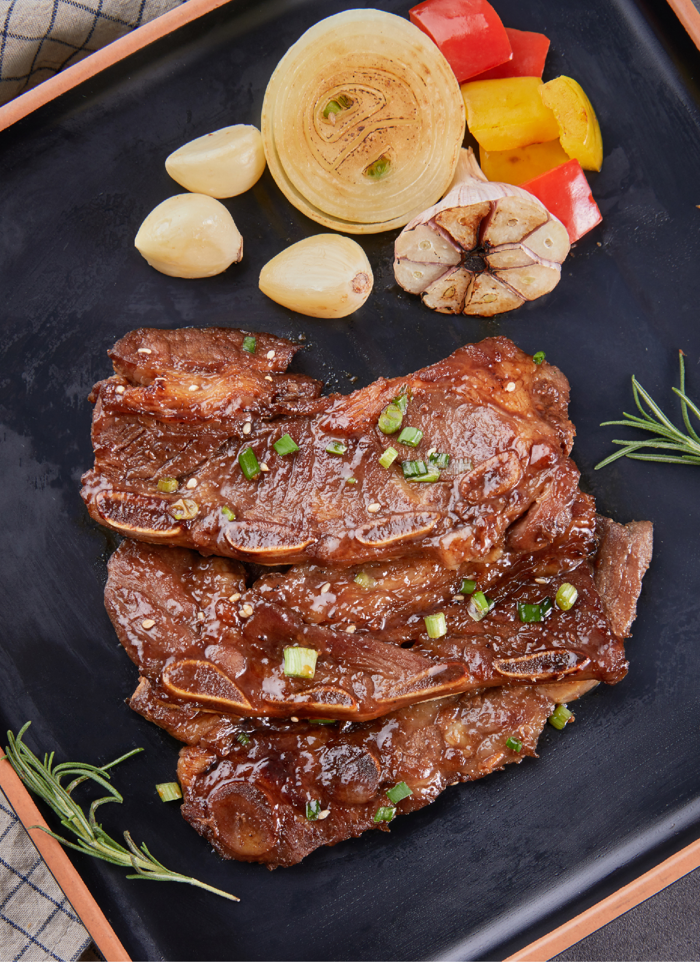 양념 LA갈비 500g  초이스등급 엘에이 구이 소갈비 : 남부파머스