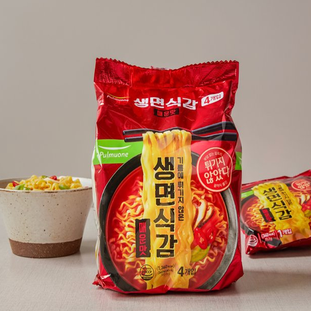 풀무원 생면식감 매운맛 32개 : 청화마트