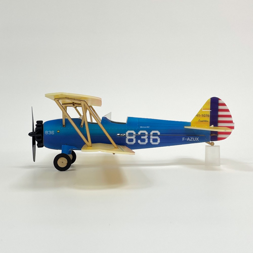 미니 RC Tigermoth DH8A 마이크로 비행기 모델 조립 키트 스케일 CH 6mm : 힐조 스튜디오