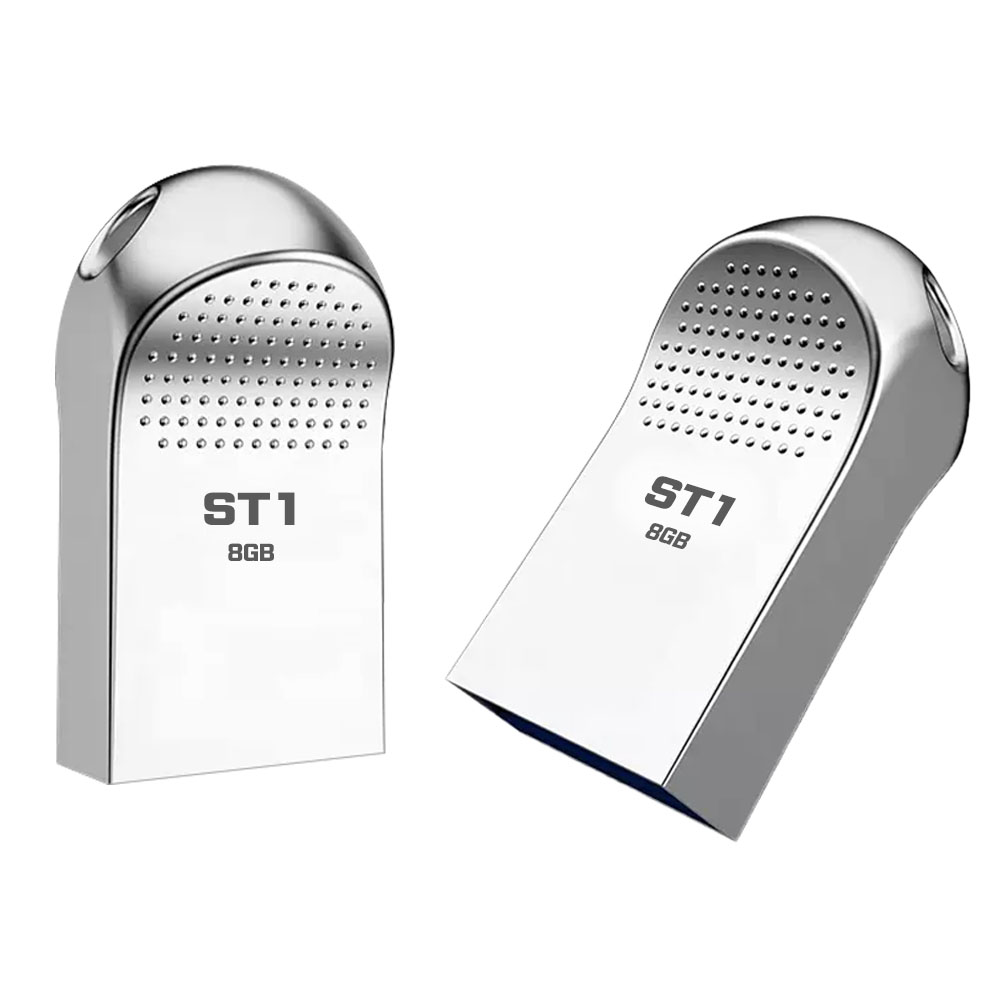 에스티원테크 ST1 FIT 슬림 메탈 USB 메모리 8GB 노트북 PC : 에스티원테크