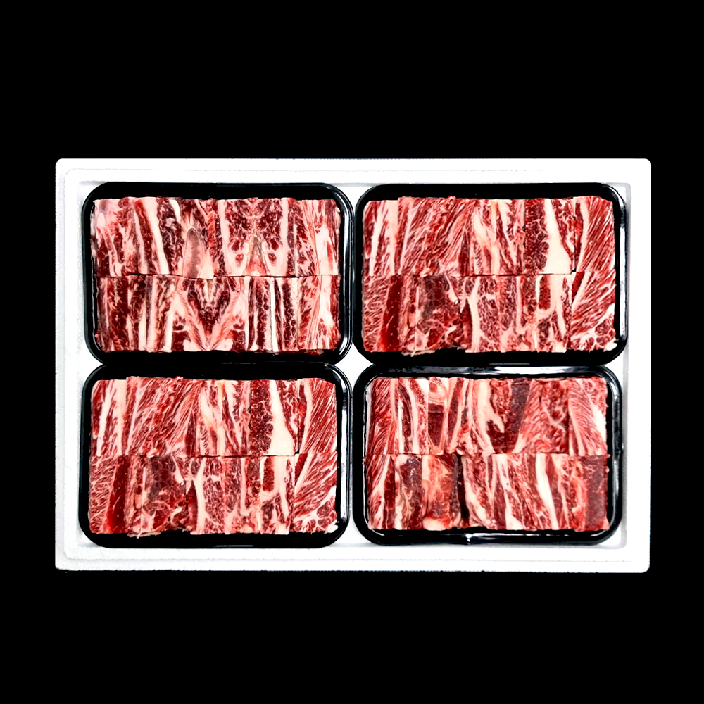 (여기는 고기공장)명품한우 찜갈비 세트1호(한우 1등급 찜갈비 800g4팩/총3.2kg) : 여기는 고기공장