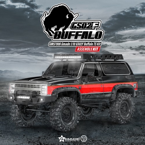 자석마운트 제공  GM57006 지메이드 1/10 GS02F 버팔로 TS 키트 Gmade 1/10 GS02F BUFFALO TS KIT : 알씨마트