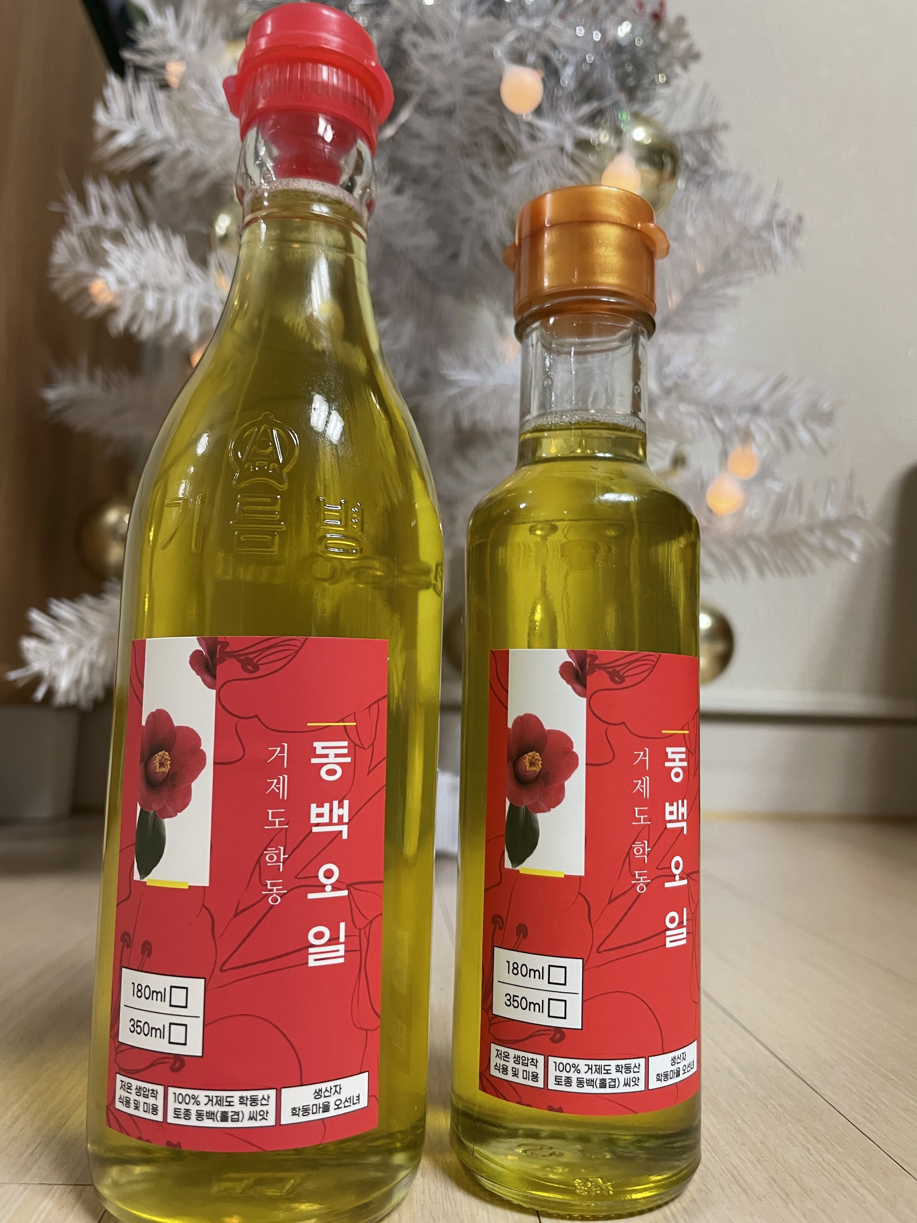 거제도 식용 동백기름 동백오일 국산 국내산 미용 생동백 생기름 생압착 저온압착 100ml : 거제진선장