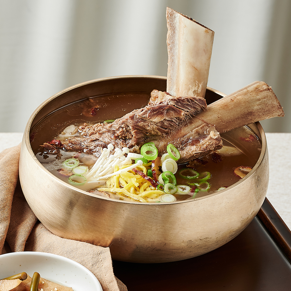 인삼 왕갈비탕 1.2Kg 2인분 보양식 소갈비탕 즉석조리 사골국 선물용 : 이영환갈비