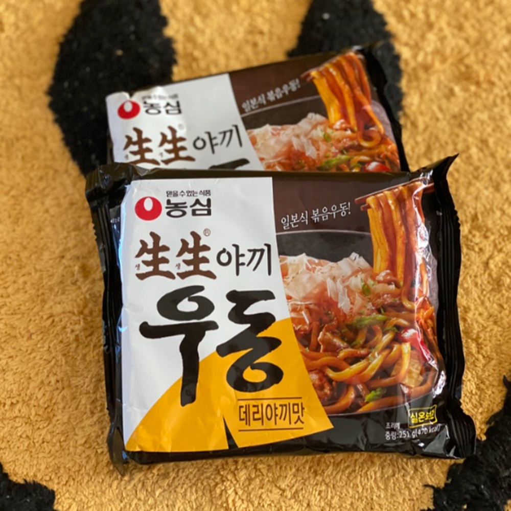 농심 생생 야끼우동 데리야끼맛 40개 : 청화마트