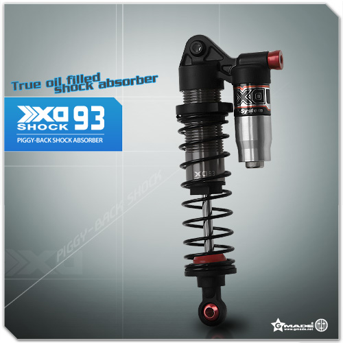 GM21107 지메이드 XD 피기백 쇽 93미리 2개 Gmade XD Piggyback Shock 93mm (2) : 알씨마트