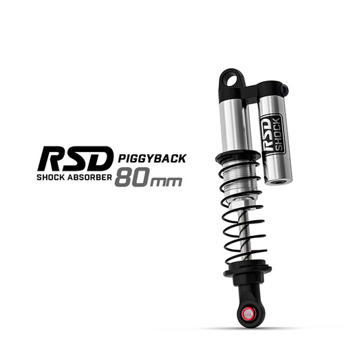 GM23302 지메이드 피기백 쇽 80미리 2개 1/10용 Gmade RSD Piggyback Shock 80mm 1/10 Crawler & Truck (2) : 알씨마트