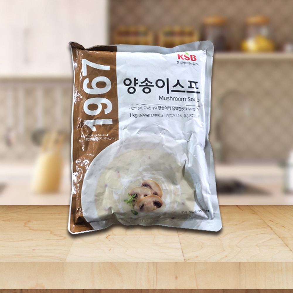 한국에스비 골드스푼 양송이스프 1kg : 에브리푸드