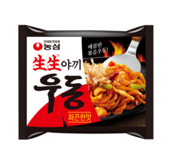 농심 생생 야끼우동 화끈한맛 40개 : 청화마트