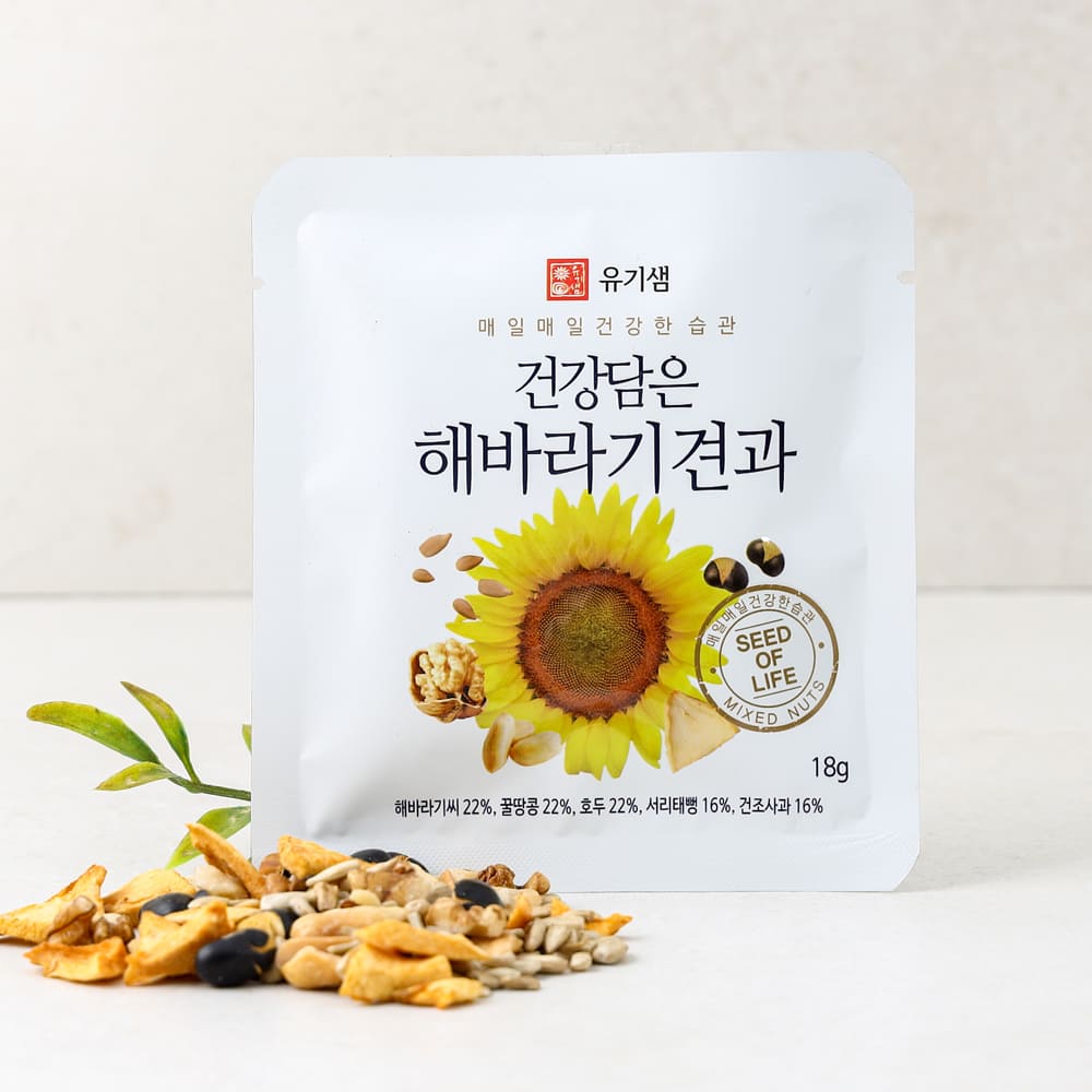 건강담은 매일견과 4종 28일분 견과 건강 간식 : 유기샘